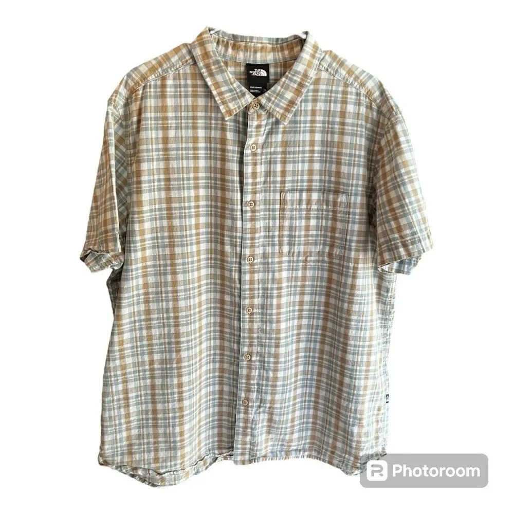 Gorpcore North Face Plaid Shirt Size XXL